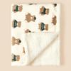 Baby Winter Blanket Baby Swaddle Wrap Flannel Lamb Fleece Warm Quilt For Newborn Bedding Soft Baby Stroller Blanket For Newborn