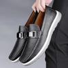 Fashion British Style Fashion Casual Shoes for Men Business Loafers Genuine Leather Dress Designer Shoes Summer Driving Shoes Mocassins