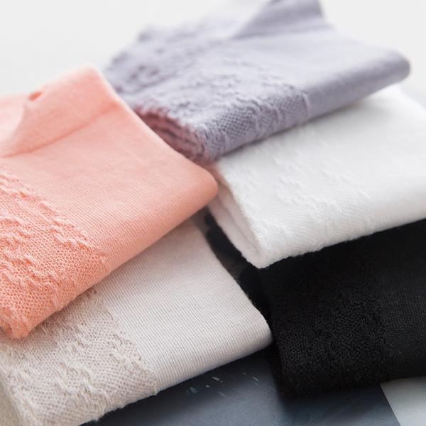 1 пара кружевных носков в стиле Лолиты, женские японские милые хлопковые носки, однотонные носки в корейском стиле с низким вырезом