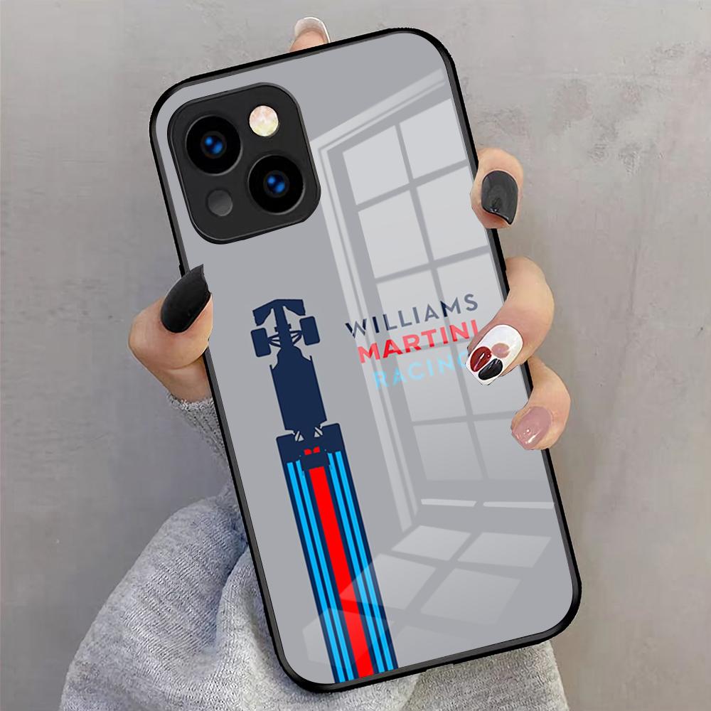 Чехол для телефона Racing M-Martini-ES для iPhone 17 Pro Max 16 15 14 Pro Max 13 11 X Xs Xr 8 7 Plus Стеклянная крышка