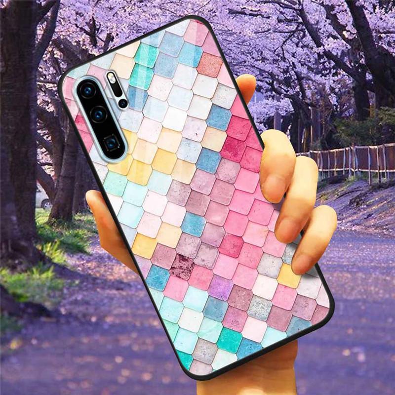 Чехол для телефона Huawei P30 Pro Lite Чехол Закаленное стекло Космический Волк Лев Funda для HUAWEI P30 Lite Роскошные чехлы P30Pro P 30 Кошка