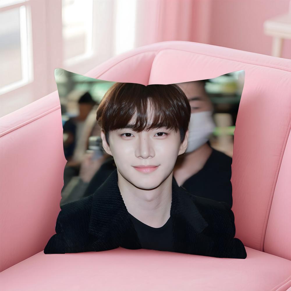 singer charismatic JJunho Cushion Cover Pillow Case Soft Skin Friendly Fabric  Concealed Zipper