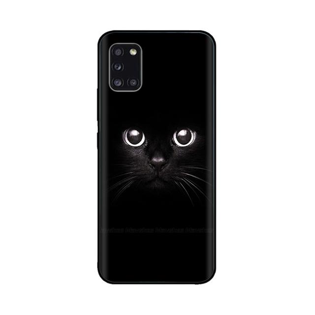 Чехол для Samsung Galaxy A31 Sm-A315f, силиконовый чехол с изображением цветка и животного для Samsung A31 A315, противоударный чехол-бампер для телефона, чехол