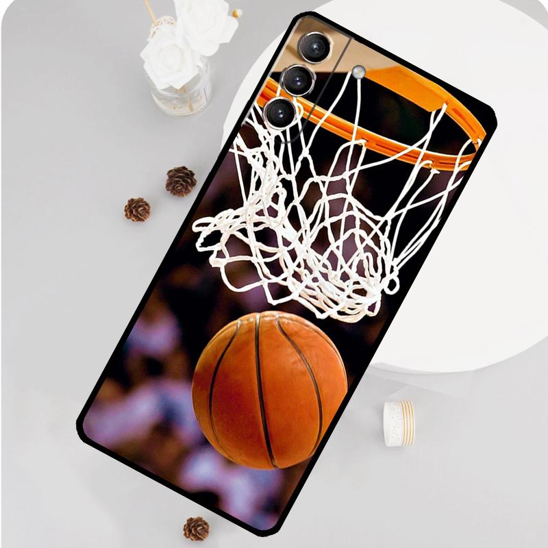 Чехол для телефона с баскетбольным мячом для Samsung Galaxy S26 S23 Ultra S20 S21 S22 S24 S25 Plus S10 S25 FE Funda Cover