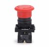 Electrical Equipment Emergency Stop Switch Rotating Reset Constant Close Push Button Control Switches 22mm Mounting Hole Machine