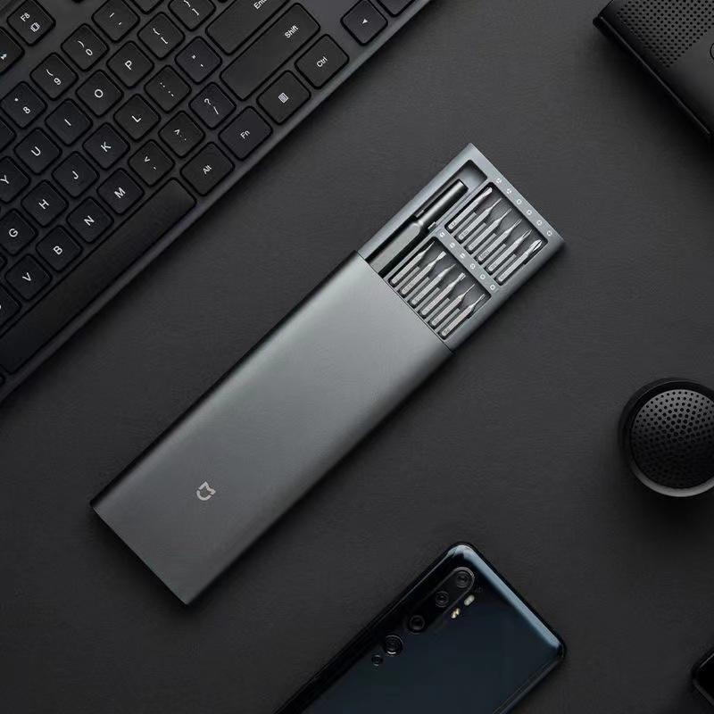 Оригинальный набор отверток Xiaomi Mijia для ежедневного использования, 24 прецизионных магнитных бита, алюминиевая коробка, набор отверток «сделай сам», для умного дома