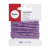 Elastic Thread, 1mm Card 5 M, Dark Lilac