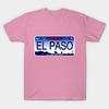 Футболка женская El Paso Texas номерной знак Harajuku принт Kawaii футболка летняя женская футболка с коротким рукавом топ футболка