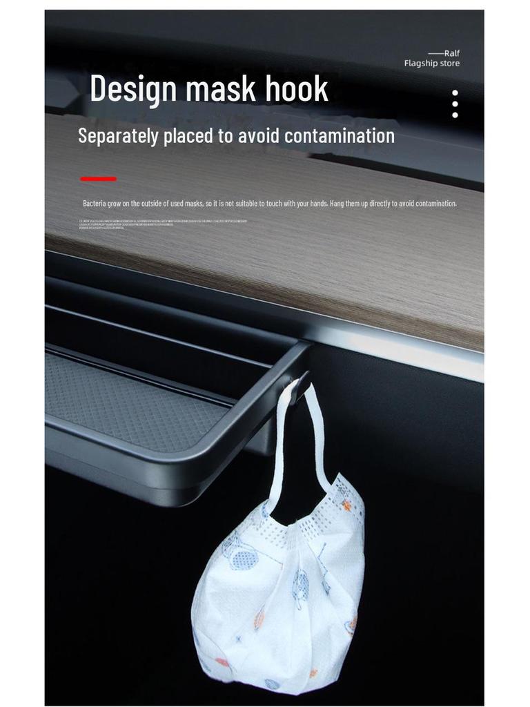 Силиконовый ящик для хранения вещей для подлокотника Tesla Model 3/Y