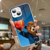 Cute P-Paddingtons Bear For IPhone 14 13 12 Mini 11 Pro XS Max X XR 14 Plus Tempered Glass Cover