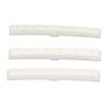 3Pcs 6 String Guitar Nut Flat Bottom Slotted Bone Guitar Nut Replacement for Tele