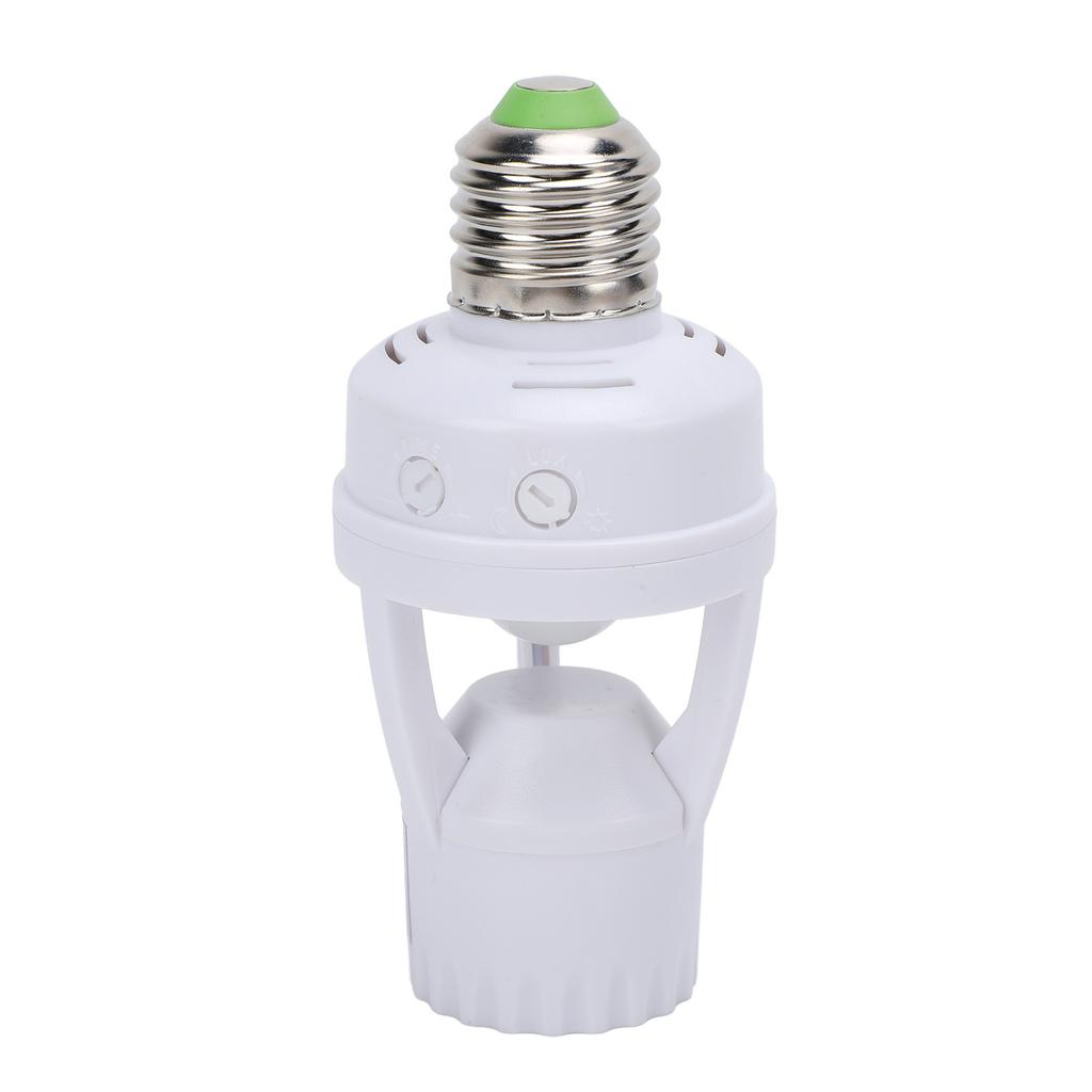 Infrared Motion Sensor Light Socket Energy Saving LED 60W E27 Screw In Motion Activated Light Bulb