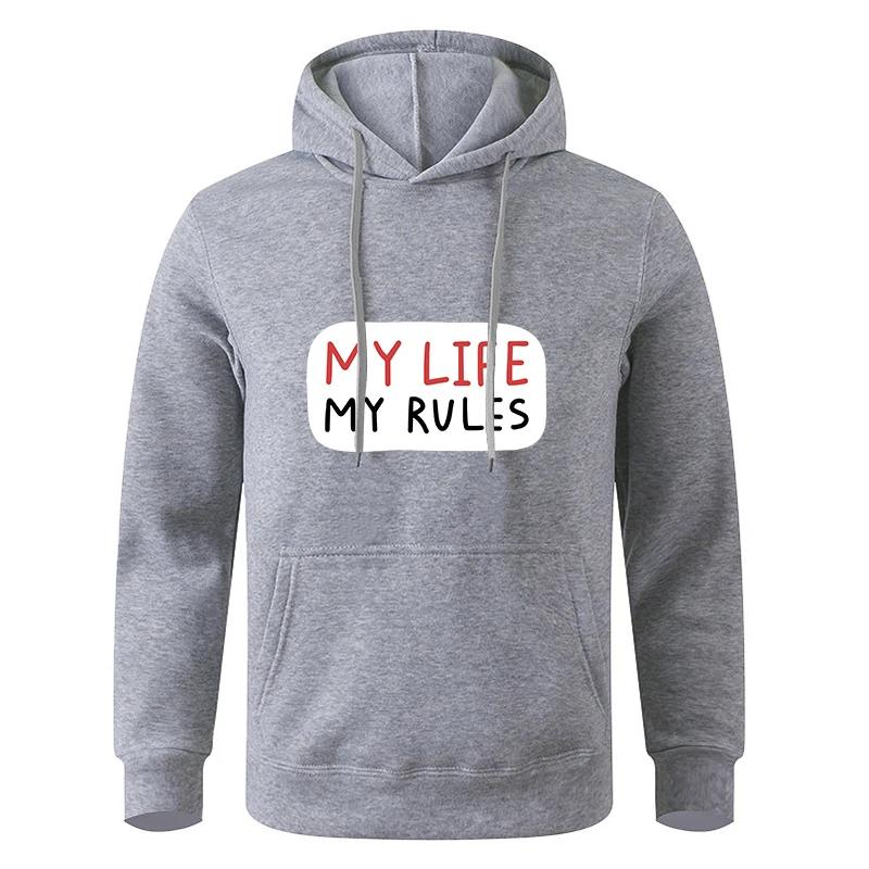 For Male And Women Men's Spring Autumn Casual Solid Color Oversize Black Sweatshirt Hoodie Pullover