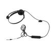 Single Ear Headset Comfortable Lightweight Noise Canceling Wired Computer Headset with Mic for Call Center