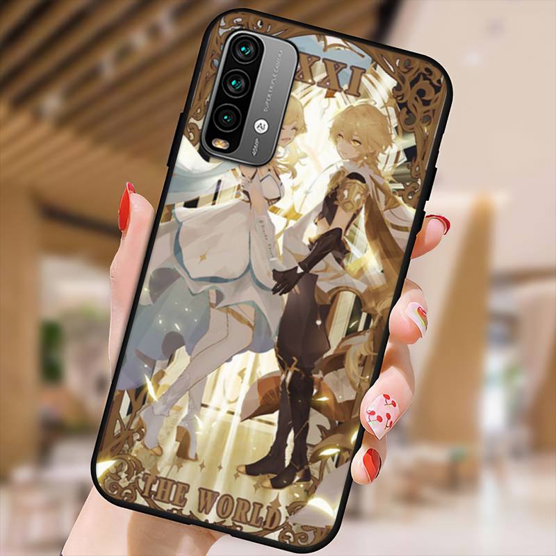 Дизайнерский чехол для телефона Genshin Impact с картами Таро для Xiaomi9 10 11PRO LITE Redmi Note7 8 9 10A PRO K40 Poco3 Shell