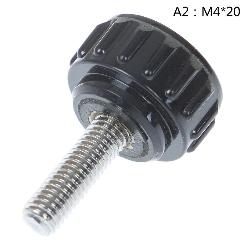 M4 M5 Нейлоновый винт с накатанной головкой и круглой пластиковой головкой, ручка с накатанной головкой, бакелит