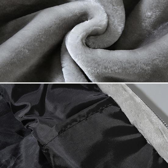 Мужской зимний жилет из мягкого плюша из искусственного меха с капюшоном без рукавов, утолщенный карман на молнии, кардиган больших размеров, мягкий теплый жилет средней длины