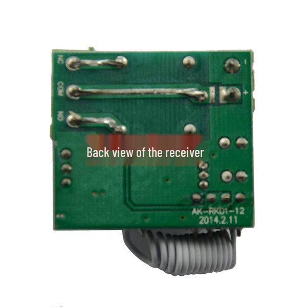 DC12V Single-Channel Remote Switch with Metal Chili Single Button Controller