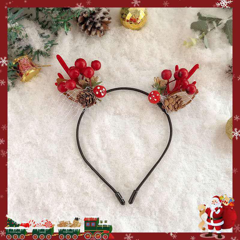 Заколка для волос с оленьими рогами в стиле Мори - Милый рождественский аксессуар для волос в сказочном стиле для женщин