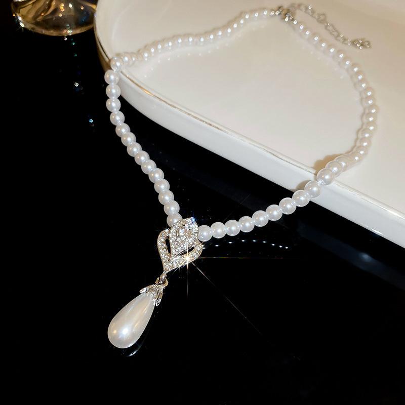 Элегантное и очень длинное ожерелье, модная и универсальная цепочка для свитера, ретро и элитный аксессуар.