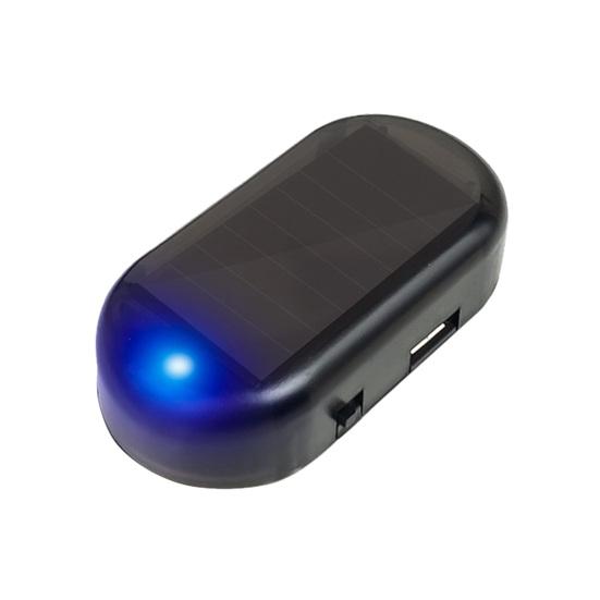 Yousheng Car Solar Anti-Theft Light Simulated Realistic Flashing Alarm Light Self-adhesive Car Warning Light Auto Accessories