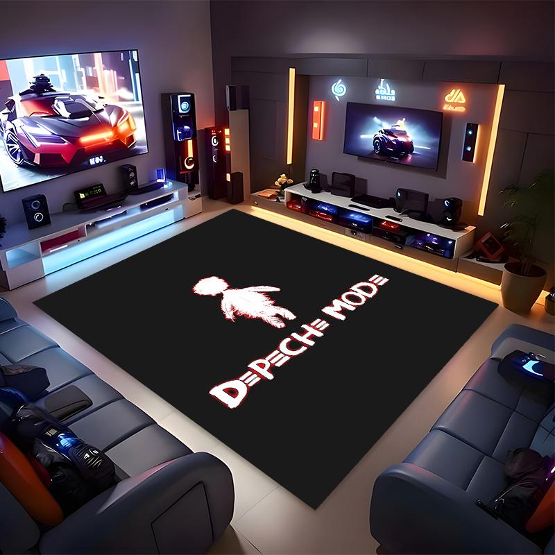 Depeches Band Mode Printed Absorbent Washable Carpet, Non-Slip Bathroom Mats, Kitchen Rugs, Yoga Mat,Living Room Entrance, Camping Picnic Rugs