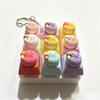 9 Button Fidget Keychain Dumpling Finger Keyboard Pendant Mini Keyboard Keychain  Pass The Time