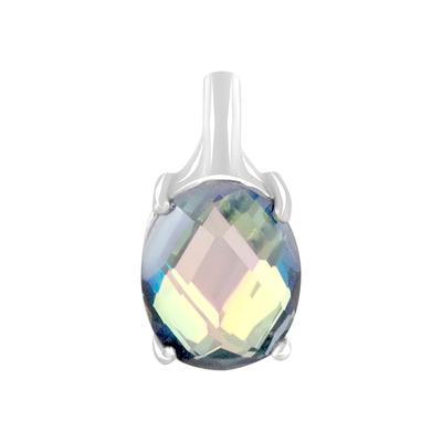 Серебряная подвеска с мистик топазом 1.963ct (2110798)