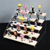 Solid Wood Display Stand for Figurines, Dolls, Ornaments, Cosmetics, Bracelets, and Jewelry