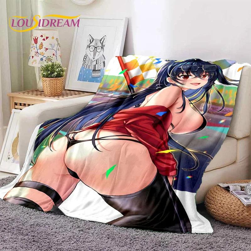 Cartoon Character Sexy Lace Girls Soft Flannel Blanket for Beds Bedroom Sofa Picnic,Throw Blanket for Outdoor Leisure Nap Gift
