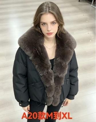 Winter Casual Thickened Hooded Pie Overcome Jacket Autumn and Winter Padded Jacket Padded Jacket Women