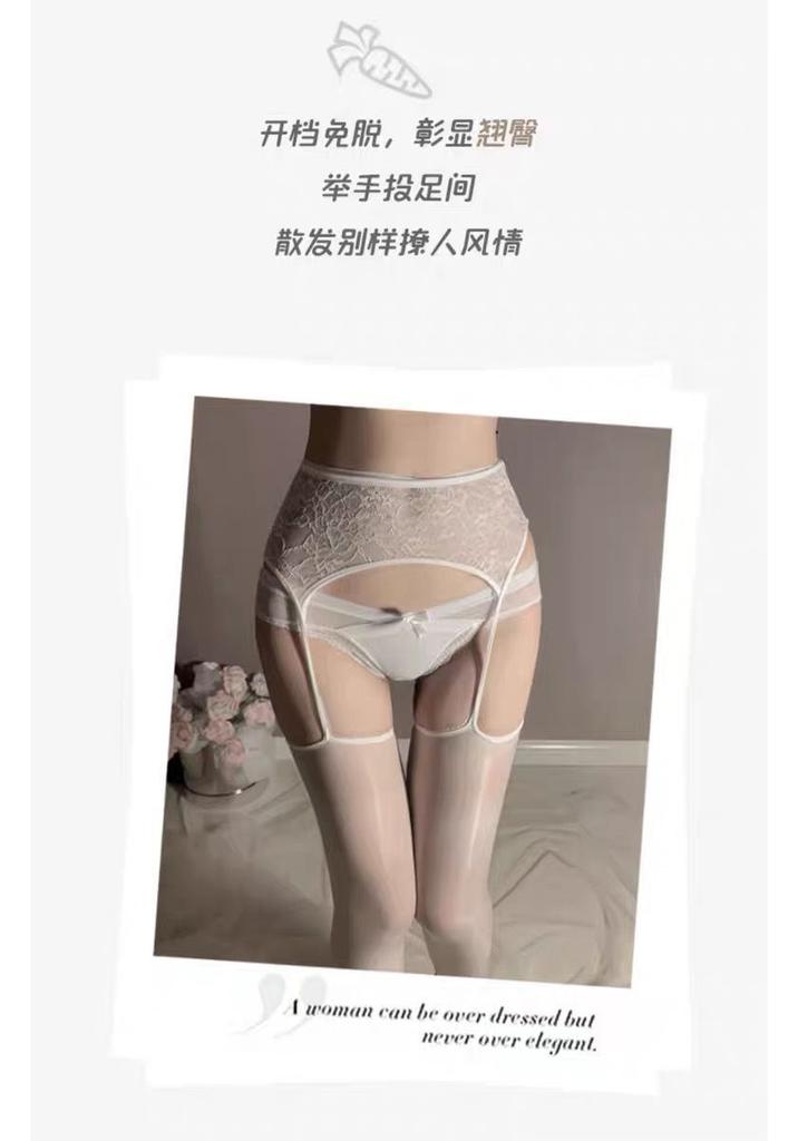Lace Stockings, Stockings, Black Silk Sexy Suspenders, Women's Net Socks, Summer Thin White High Stockings, Knee Socks, Pantyhose.