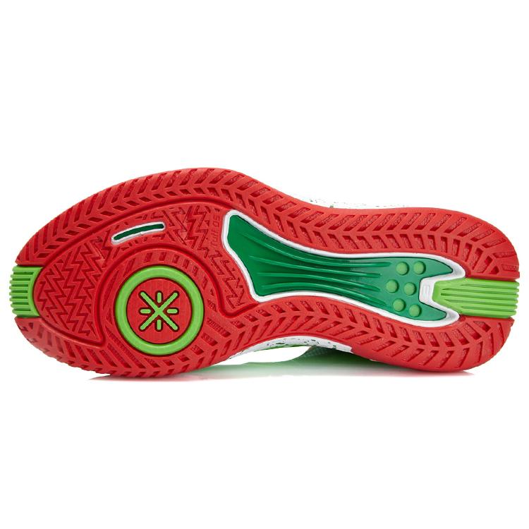 Баскетбольные кроссовки Li Ning Wade Fission 2.5 Mid top Унисекс Зеленый Красный ABFK031-4