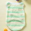 [Pet] Полосатый жилет для сна L Зеленый