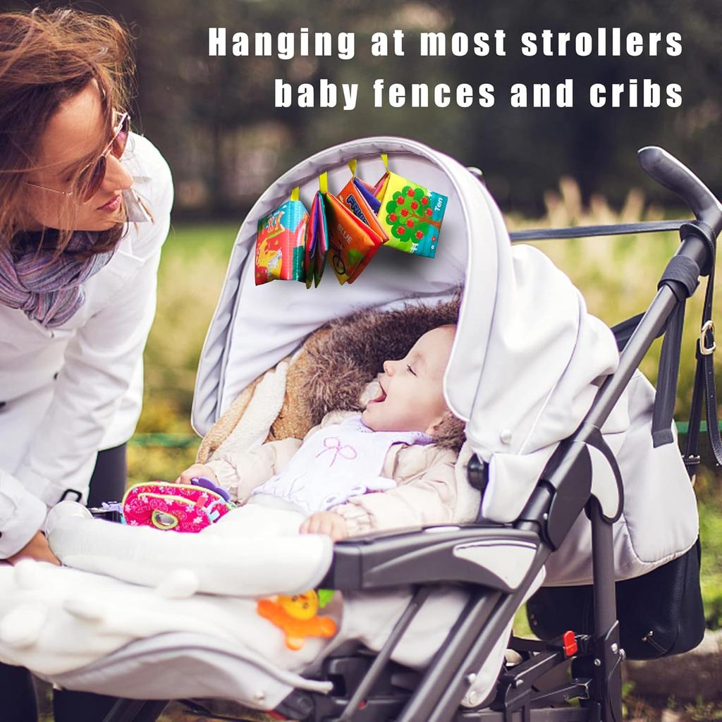Soft Cloth Baby Book Toy Colorful Fabric Baby Learning Book Early Educational Toy Gift for Babies