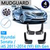 Брызговики подходят для Hyundai Sonata i45 YF 2011 2012 2013 2014 автомобильные аксессуары брызговик Fender авто замена