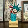 Большая статуэтка Марио Статуя Свободы, игровая аниме-фигурка сантехника GK, модная модель игрушки, большой орнамент, подарок.