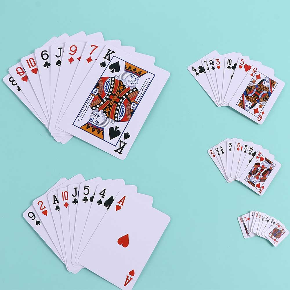 Big To Small Magic Toys Shrinking Cards Magic Tricks Big To Small Playing Card Shrinking Cards