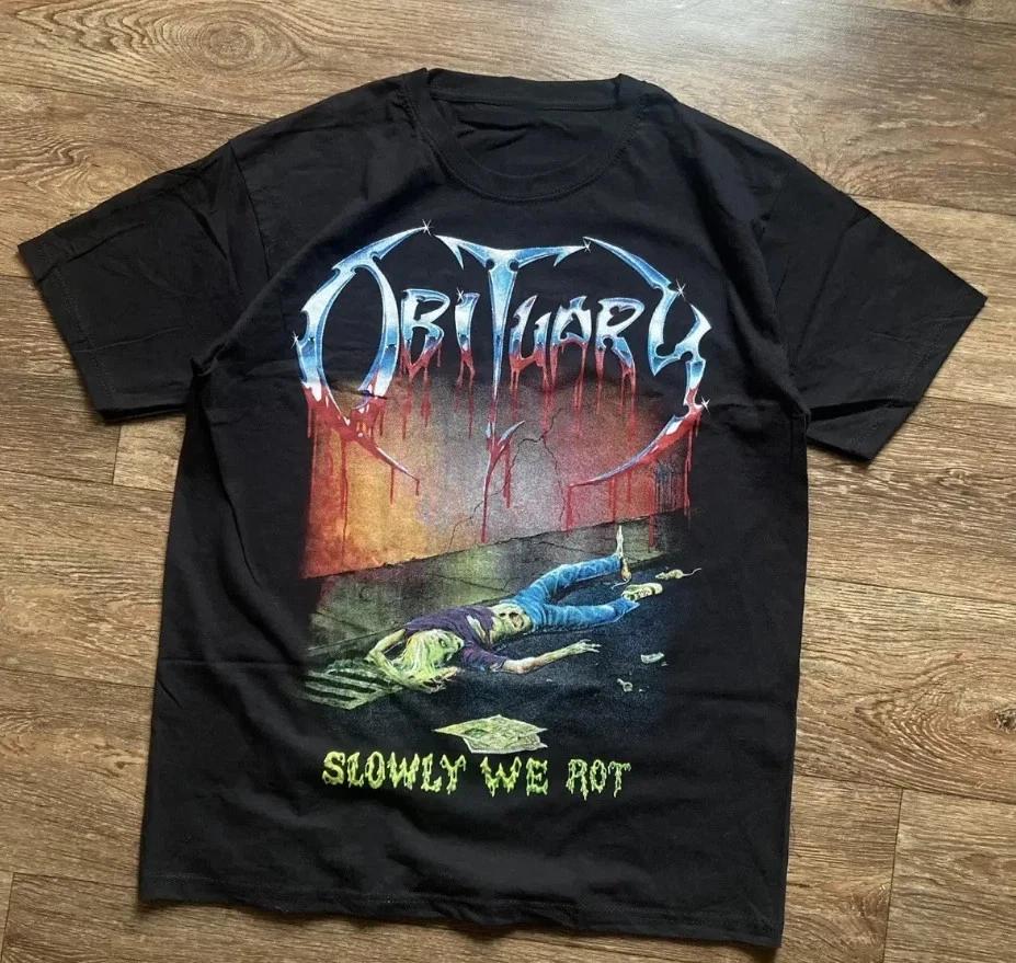 Obituary Футболка унисекс Slowly we rot Полный размер S-5XL