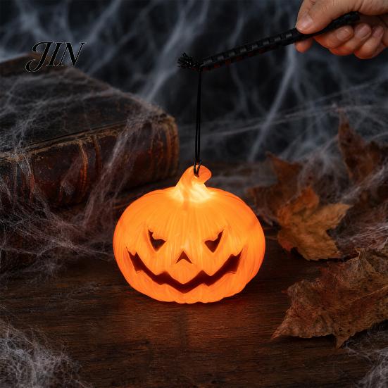 Pumpkin Lantern for Party Halloween Lantern, Spooky Handheld Light Up Cool Decoration Lamp Favors, Outdoor Indoor Decor Decorative