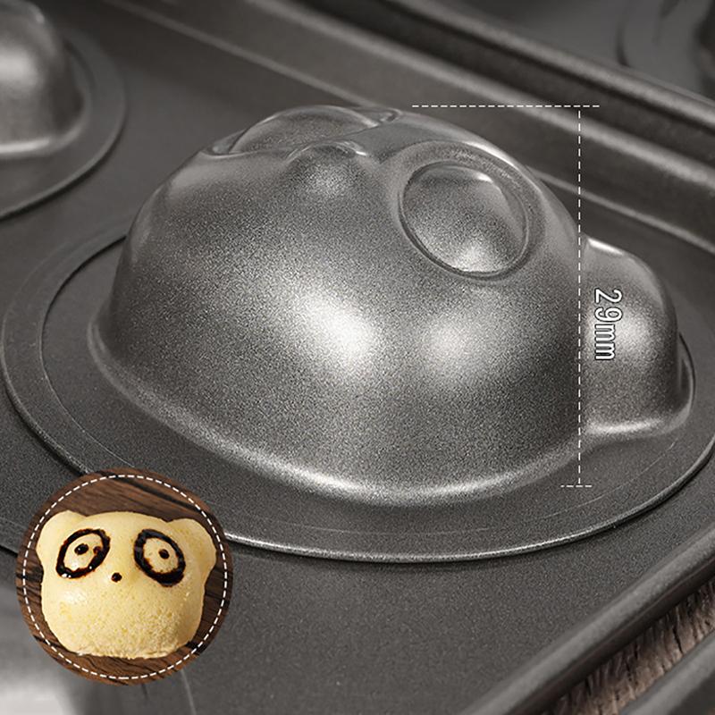 Форма для выпечки медведя, антипригарная форма из углеродистой стали, сделай сам, милые формы для конфет, инструменты для торта