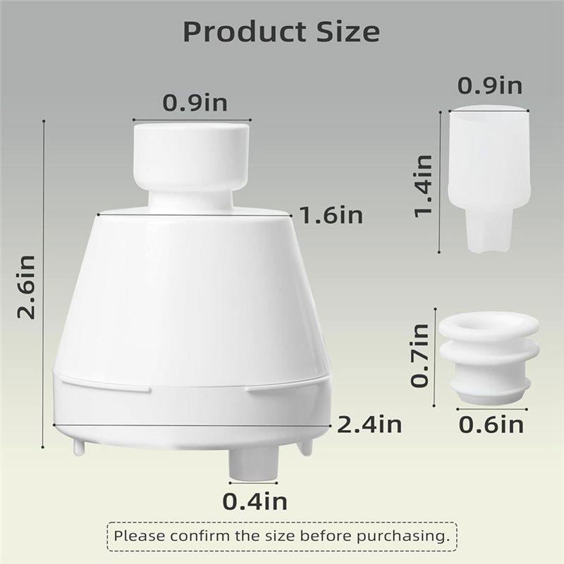 GYTB-Cat Water Fountain Replacement Filter Housing & Silicone Nozzle Plug Set Pet Water Dispenser, Pet Fountain Parts