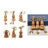 Feng Shui Peach Wood Buddhas Pendant Keychain Key Chain Buddhas Statue Durable Long Lasting Symbolizes Auspiciousness