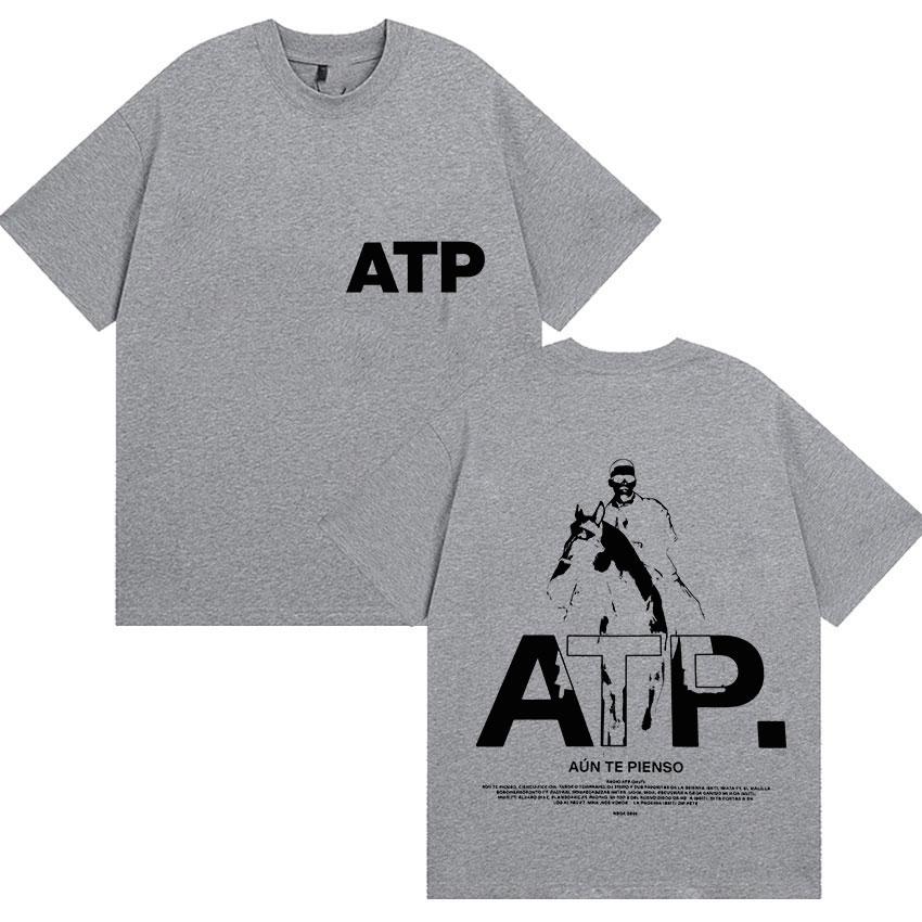 2025 Summer NQK Atpunte Pienso Concert Album Tshirt Male Y2K Hip Hop Goth Short Sleeve Fashion High Quality Cotton Tshirt