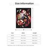 Custom Sofa Fleece Funny Cartoon Comics Tv Helluva Boss Throw Blanket Warm Flannel Blankets for Bed Car Couch Bedspreads