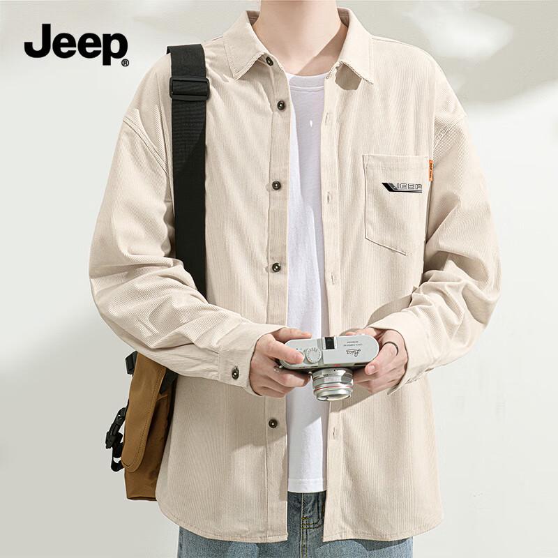Jeep Мужская вельветовая рубашка-куртка