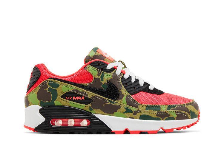 Men's Sneakers Nike Air Max 90 Reverse Duck Camo Infrared/Black-Dark Sage-Baroque Brown