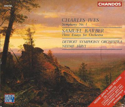 CD ИВЗ, БАРБЕР - Симфония 1/Этюды для оркестра CHAN9053 CHANDOS 1992 Япония Классическая Б/у