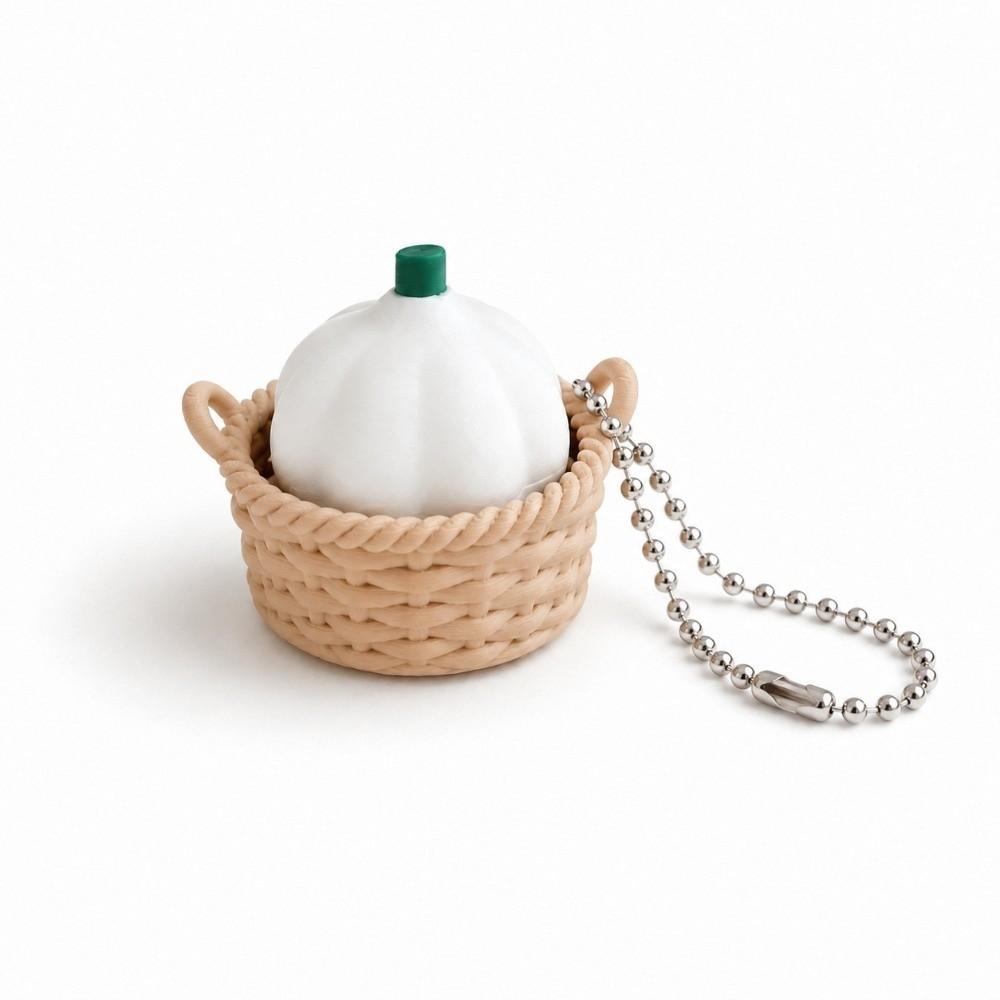 Fruit Basket Pendant Stress Relief Keychain 3D Printed Push-button Clicker for Desk Travel