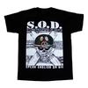 S.O.D. SOD STORMTROOPERS OF DEATH SOD Short - Long Sleeve New Black  European and American Style Pure  T-shirt